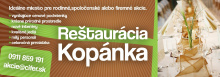 Banner - reštaurácia Kopánka
